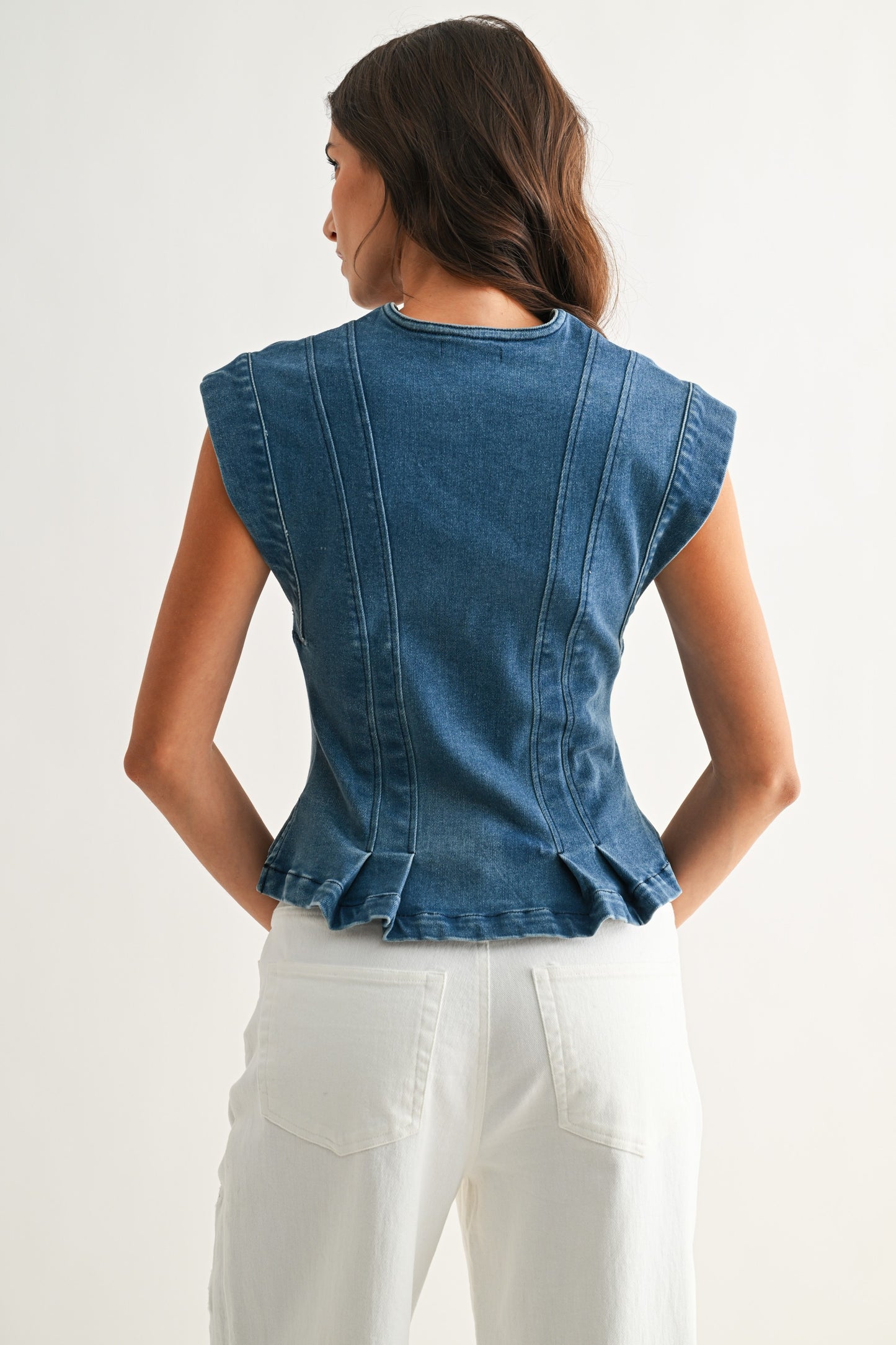 Harvey Denim Top