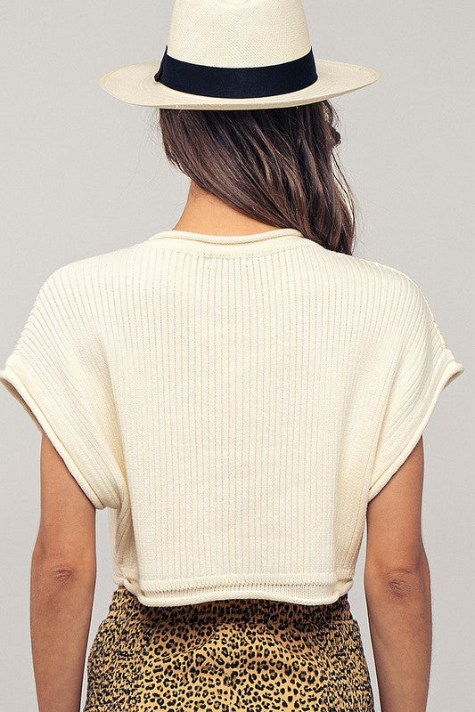 Angel Crop Sweater